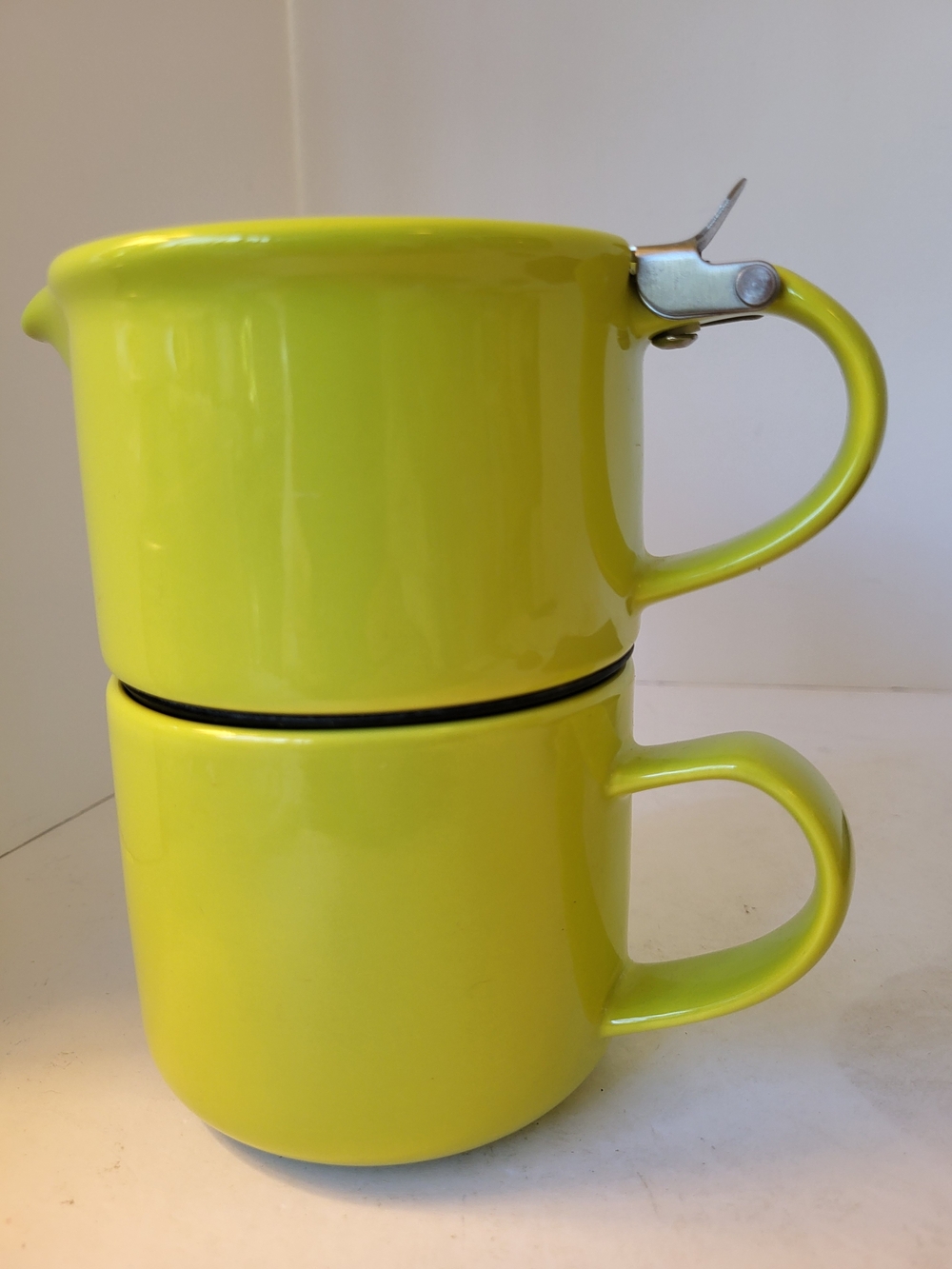 For Life Tea For One Set W/ Infuser Lime Green